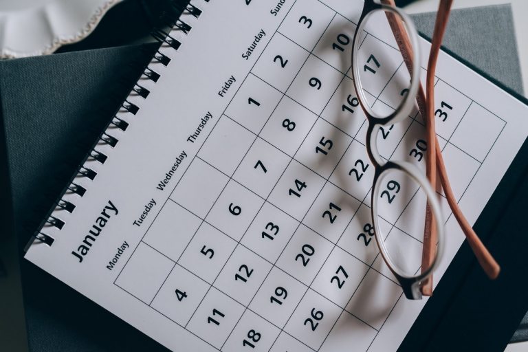 Een aftel kalender